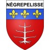 Nègrepelisse 82 ville Stickers blason autocollant adhésif