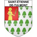 Pegatinas escudo de armas de Saint-étienne-de-Tulmont adhesivo de la etiqueta engomada