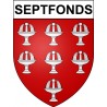 Septfonds 82 ville Stickers blason autocollant adhésif