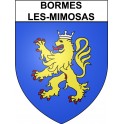 Adesivi stemma Bormes-les-Mimosas adesivo