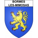 Stickers coat of arms Bormes-les-Mimosas adhesive sticker