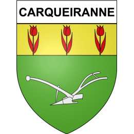 Carqueiranne Sticker wappen, gelsenkirchen, augsburg, klebender aufkleber