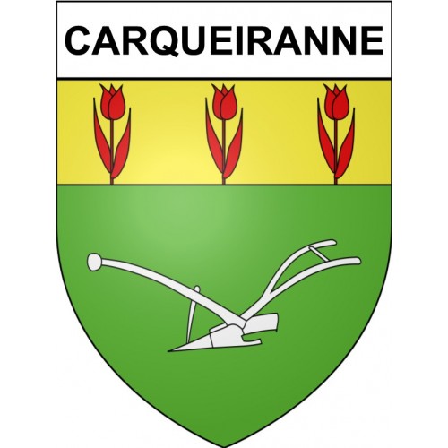 Stickers coat of arms Carqueiranne adhesive sticker