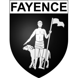 Fayence 83 ville Stickers blason autocollant adhésif
