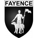 Stickers coat of arms Fayence adhesive sticker