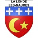 Pegatinas escudo de armas de La Londe-les-Maures adhesivo de la etiqueta engomada