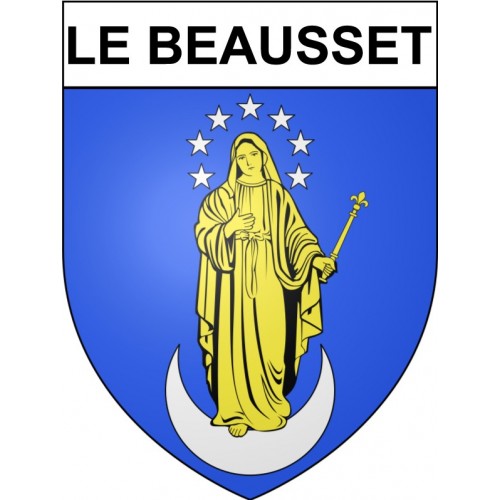Le Beausset 83 ville Stickers blason autocollant adhésif