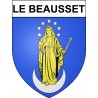 Pegatinas escudo de armas de Le Beausset adhesivo de la etiqueta engomada