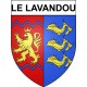 Pegatinas escudo de armas de Le Lavandou adhesivo de la etiqueta engomada