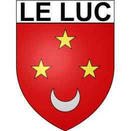 Stickers coat of arms Le Luc adhesive sticker