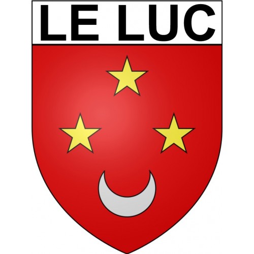 Le Luc 83 ville Stickers blason autocollant adhésif