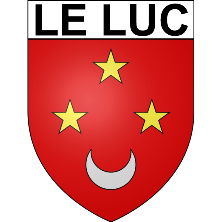 Le Luc Sticker wappen, gelsenkirchen, augsburg, klebender aufkleber