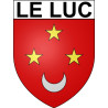 Le Luc Sticker wappen, gelsenkirchen, augsburg, klebender aufkleber