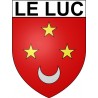 Stickers coat of arms Le Luc adhesive sticker