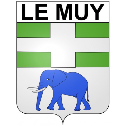 Le Muy 83 ville Stickers blason autocollant adhésif