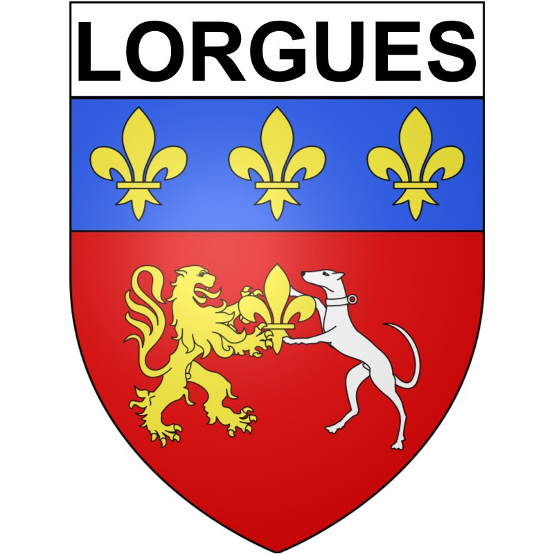 Lorgues Sticker wappen, gelsenkirchen, augsburg, klebender aufkleber