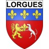 Adesivi stemma Lorgues adesivo