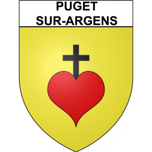 Puget-sur-Argens Sticker wappen, gelsenkirchen, augsburg, klebender aufkleber