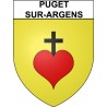 Puget-sur-Argens 83 ville Stickers blason autocollant adhésif