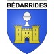 Pegatinas escudo de armas de Bédarrides adhesivo de la etiqueta engomada