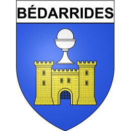 Bédarrides Sticker wappen, gelsenkirchen, augsburg, klebender aufkleber