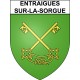 Adesivi stemma Entraigues-sur-la-Sorgue adesivo