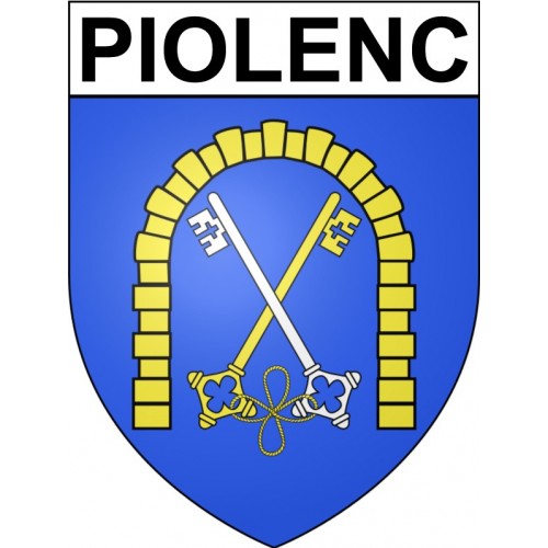 Adesivi stemma Piolenc adesivo