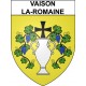 Vaison-la-Romaine Sticker wappen, gelsenkirchen, augsburg, klebender aufkleber