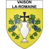 Stickers coat of arms Vaison-la-Romaine adhesive sticker