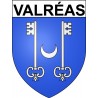 Stickers coat of arms Valréas adhesive sticker