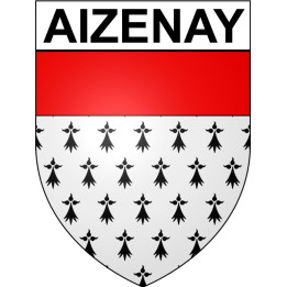 Stickers coat of arms Aizenay adhesive sticker