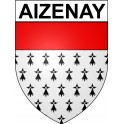 Aizenay Sticker wappen, gelsenkirchen, augsburg, klebender aufkleber