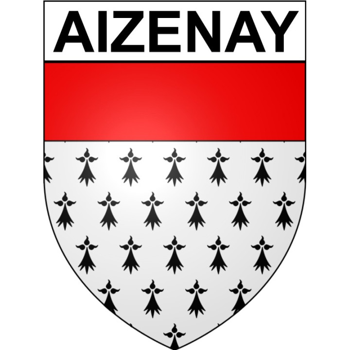 Stickers coat of arms Aizenay adhesive sticker