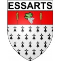 Essarts Sticker wappen, gelsenkirchen, augsburg, klebender aufkleber