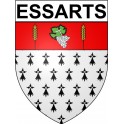 Stickers coat of arms Essarts adhesive sticker