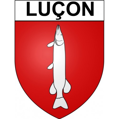 Luçon 85 ville Stickers blason autocollant adhésif