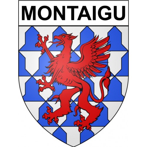 Adesivi stemma Montaigu adesivo