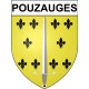 Pouzauges Sticker wappen, gelsenkirchen, augsburg, klebender aufkleber