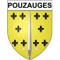 Stickers coat of arms Pouzauges adhesive sticker