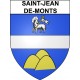 Saint-Jean-de-Monts 85 ville Stickers blason autocollant adhésif