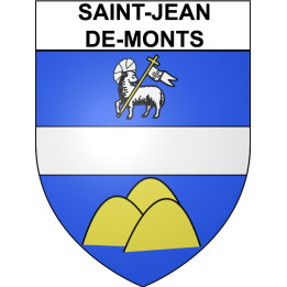 Stickers coat of arms Saint-Jean-de-Monts adhesive sticker