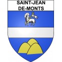 Stickers coat of arms Saint-Jean-de-Monts adhesive sticker