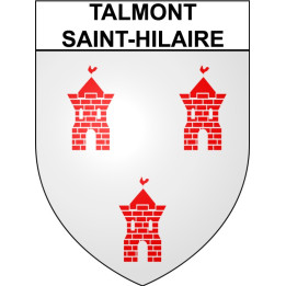 Talmont-Saint-Hilaire Sticker wappen, gelsenkirchen, augsburg, klebender aufkleber
