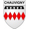 Adesivi stemma Chauvigny adesivo
