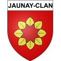 Jaunay-Clan 86 ville Stickers blason autocollant adhésif