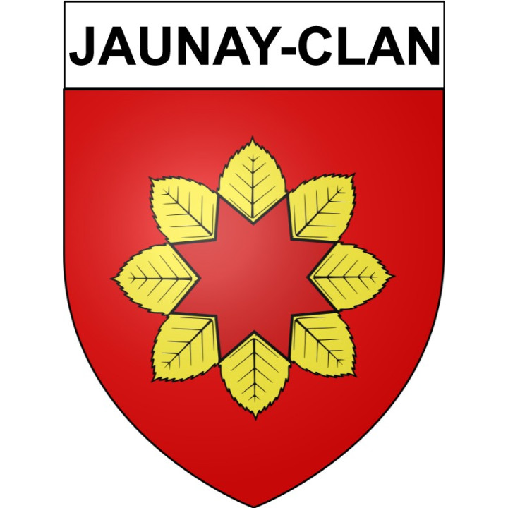 Stickers coat of arms Jaunay-Clan adhesive sticker