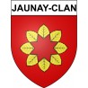 Pegatinas escudo de armas de Jaunay-Clan adhesivo de la etiqueta engomada