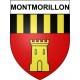 Montmorillon Sticker wappen, gelsenkirchen, augsburg, klebender aufkleber
