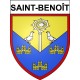 Pegatinas escudo de armas de Saint-Benoît adhesivo de la etiqueta engomada