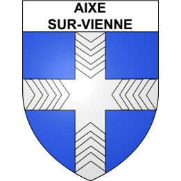 Stickers coat of arms Aixe-sur-Vienne adhesive sticker